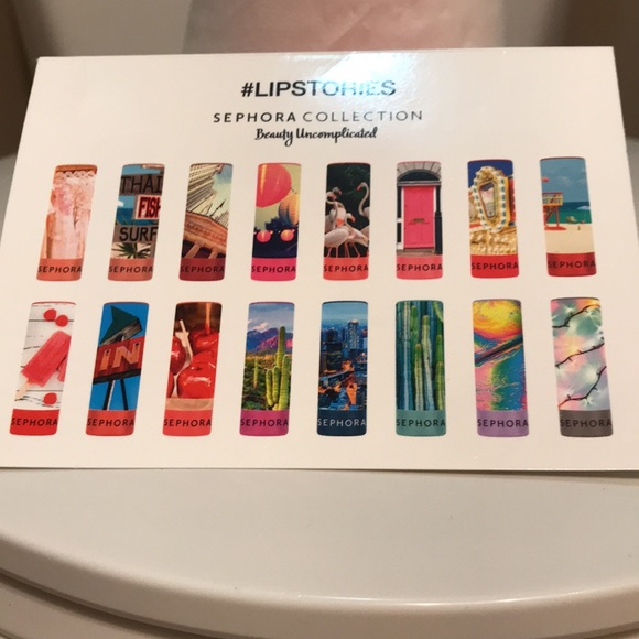 ⚡️FP⚡️ Sephora #Lipstories Lipstick Sample Card - Picture 8 of 8